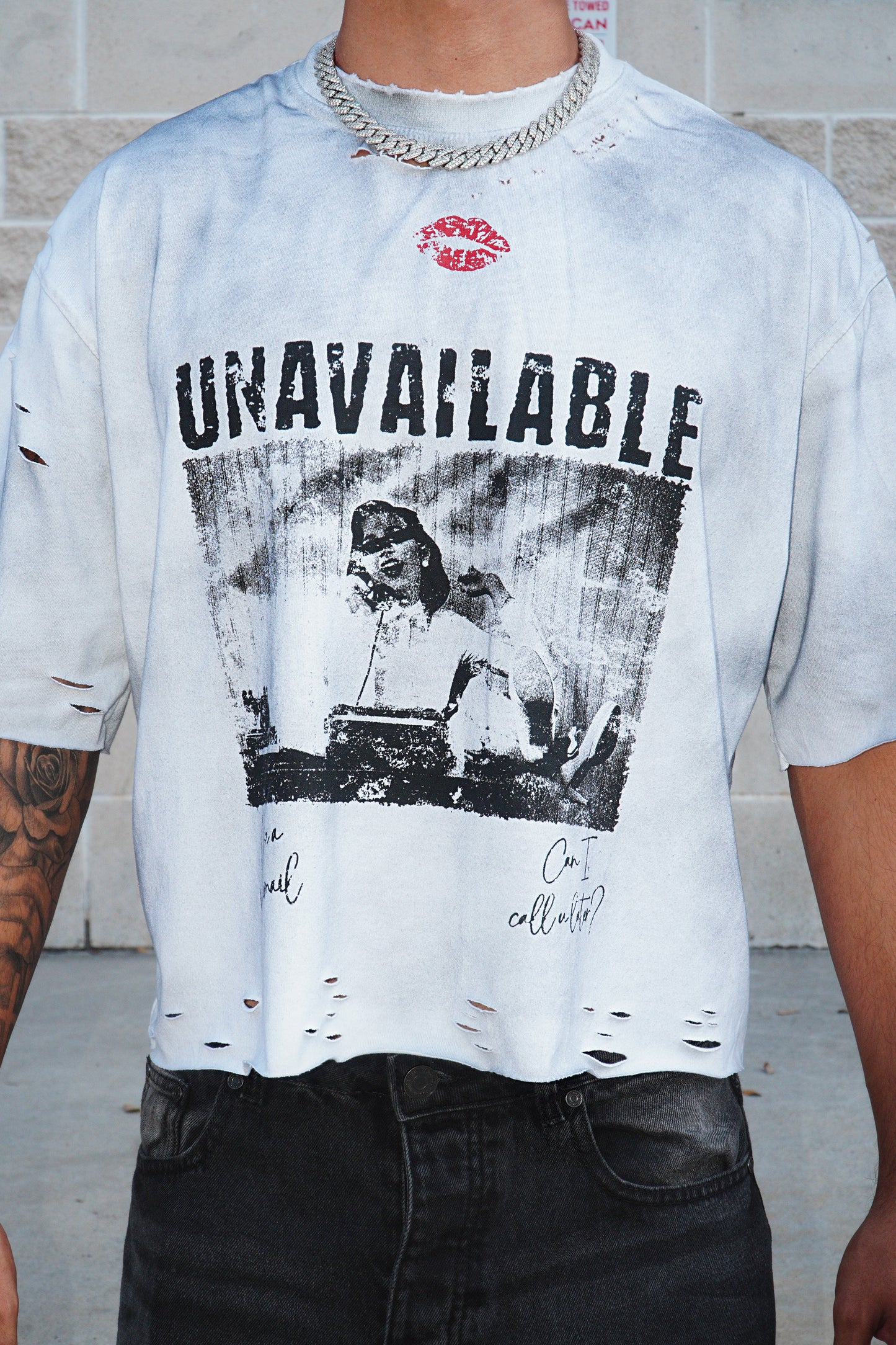 Unavailable - Cropped Tee Dirty “White”
