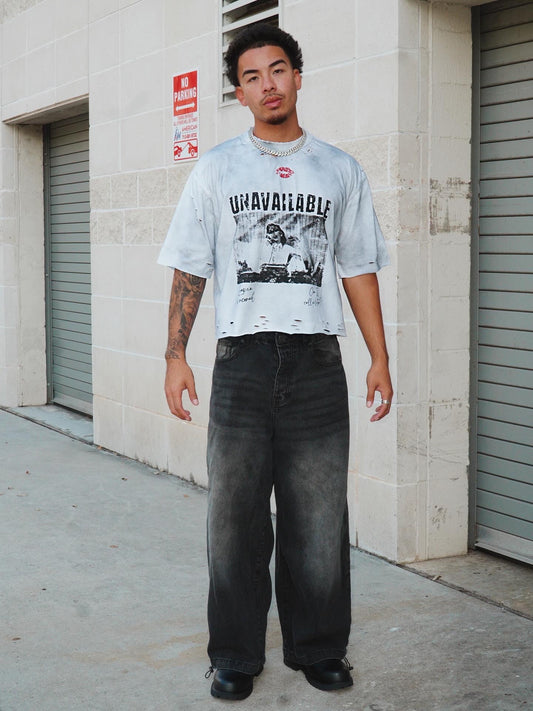Unavailable - Cropped Tee Dirty “White”