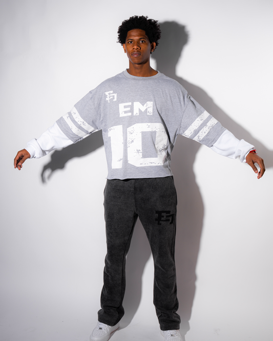 EM - Jersey Tee -Long Sleeve “Grey”