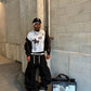 Black Rodeo - Cropped Tee Dirty “White”