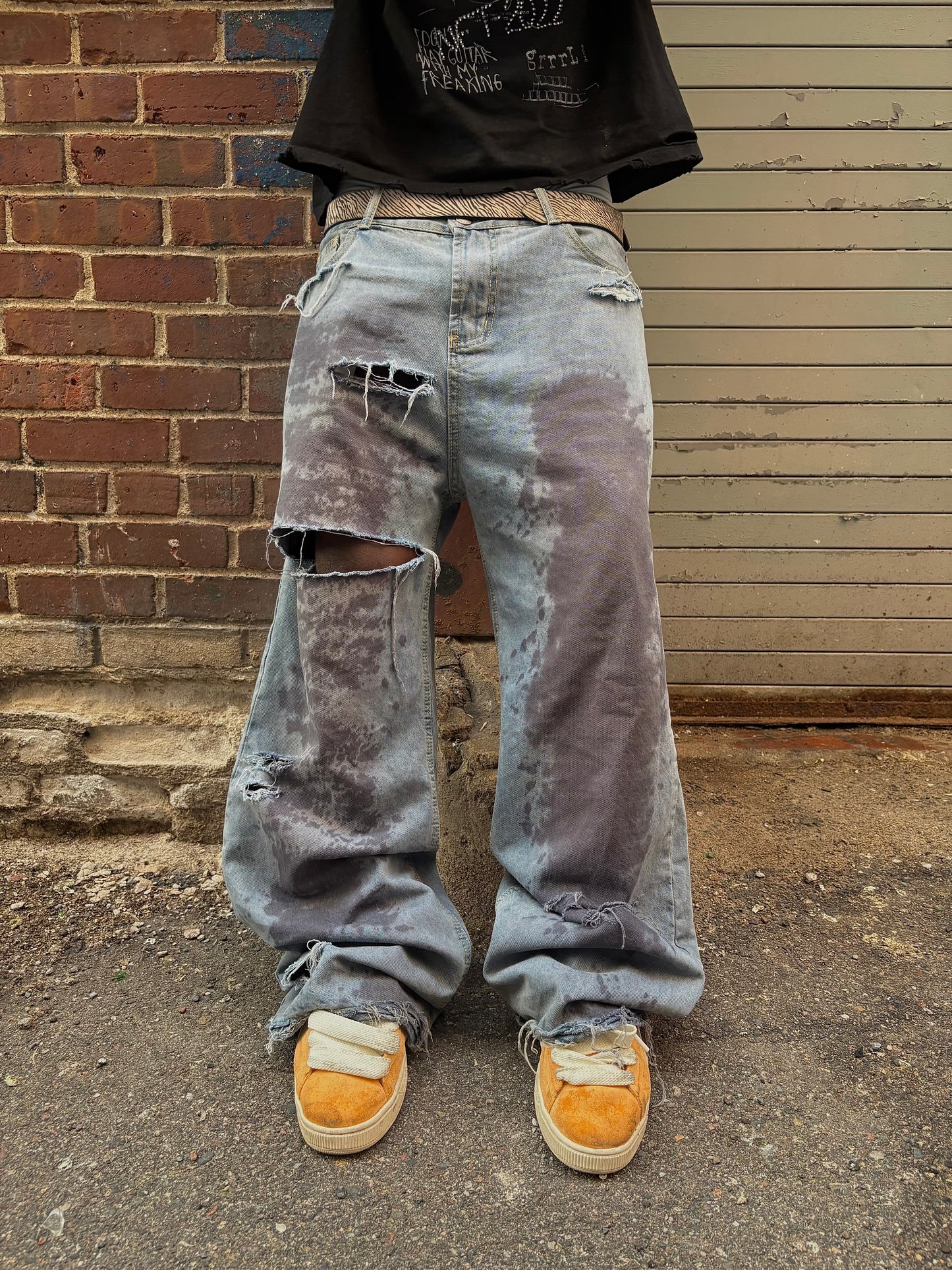 VISTA - Wide Leg Denim Jeans